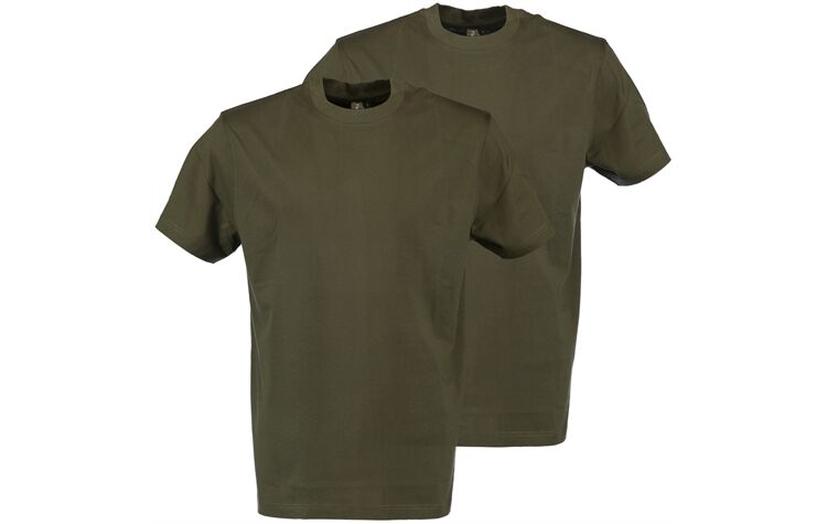 os trachten orbis textil T-Shirts Doppelpack oliv 428000-3382/55