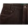 La Chasse Nubukhose aus Büffelleder Oefele Herren Jagdhose Jagdlederhose Büffellederhose braun Jagdlederhose mit Five-Pocket-Taschen Detailbild