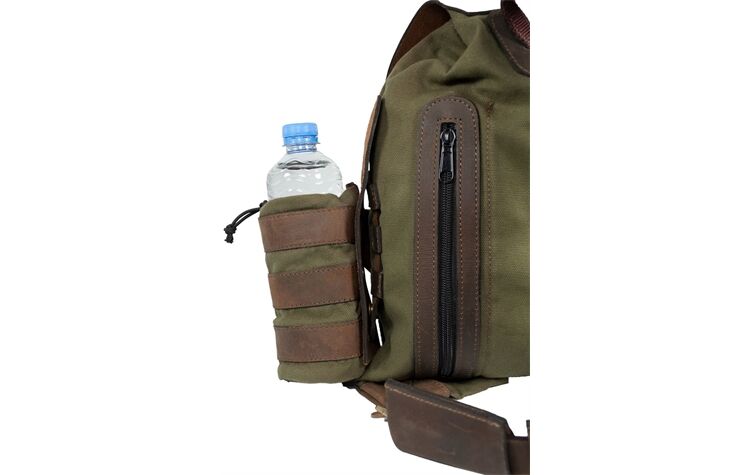 Hubertus Hunting Wanderrucksack "Canvas" mit Flaschenhalter 10299873/315 Jagdrucksack