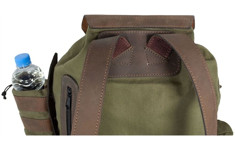 Hubertus Hunting Wanderrucksack "Canvas" mit Flaschenhalter 10299873/315 Jagdrucksack