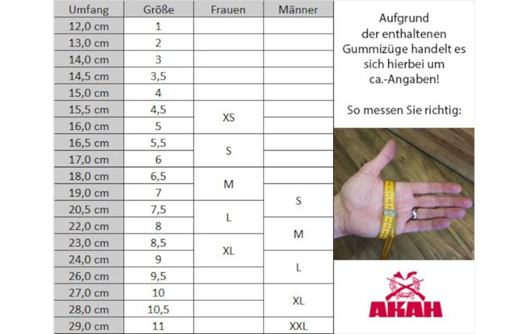 AKAH Faust-Fingerhandschuhe 87540