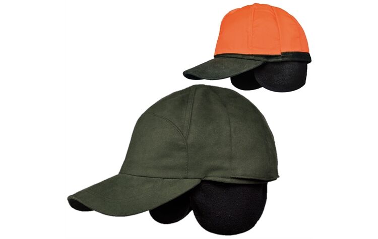 Skogen® Wendekappe oliv oder signalorange Jagdkappe Sicherheitscap 20022613/315