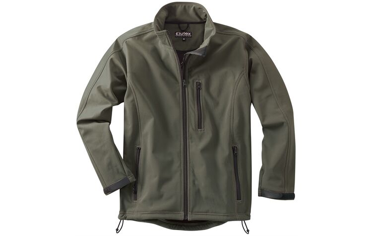 Elutex Jäger-Softshelljacke "Outback" 8168 Jagdjacke oliv/grün Herren Funktionsjacke
