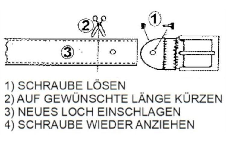 La Chasse® Büffelledergürtel "Bison"
