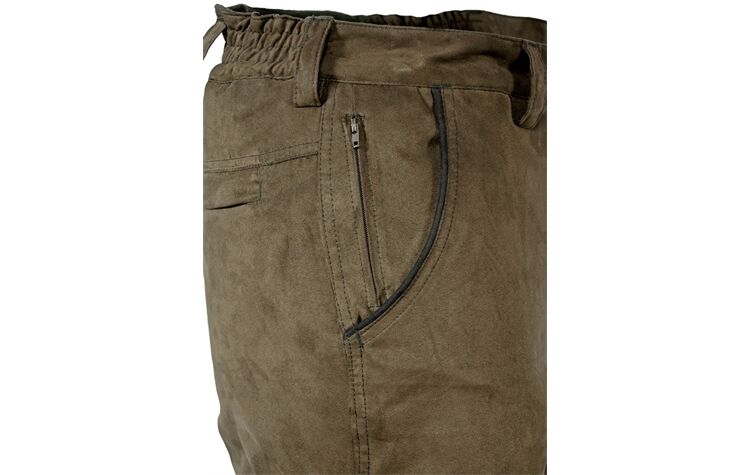 Hubertus® Microhose "Janus" Jagdhose oliv/grün wasserdicht Microfaserhose Herren 10851480/316