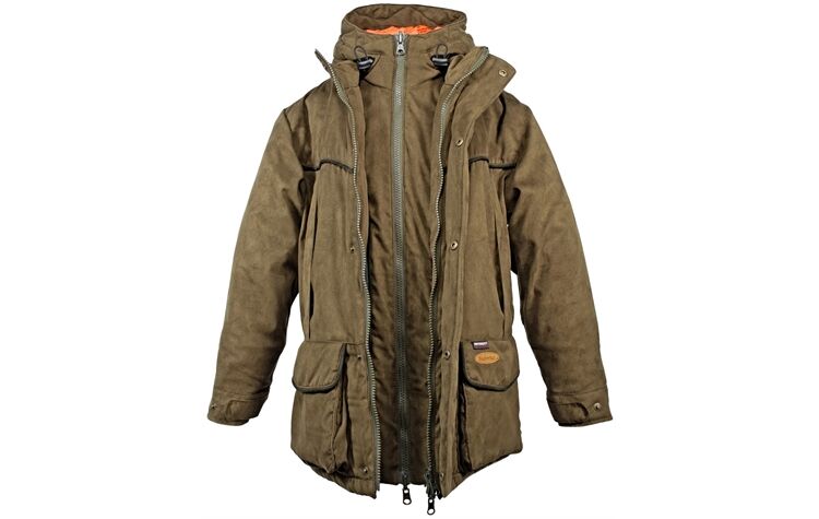Hubertus® Kinder Camo-Wendejacke Abisko Jagdjacke oliv/grün 10176480/336
