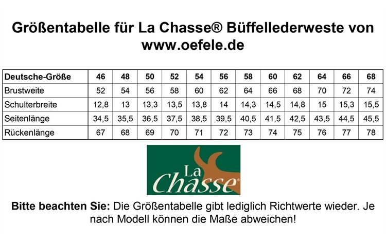 La Chasse® Strapazierfähige Büffellederweste