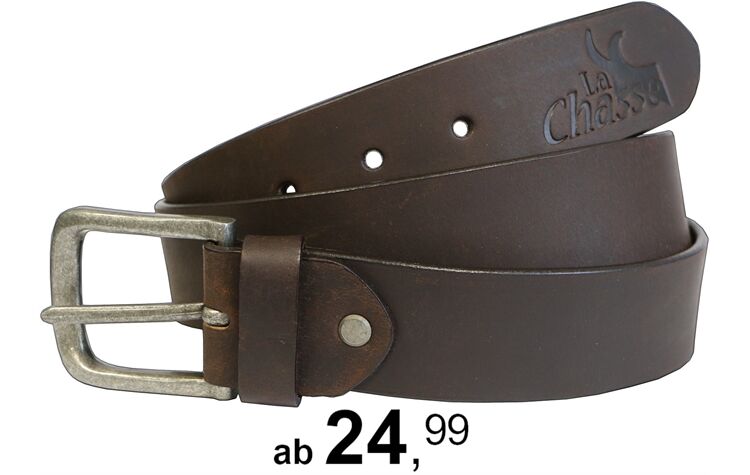 La Chasse® Büffelledergürtel "Bison"