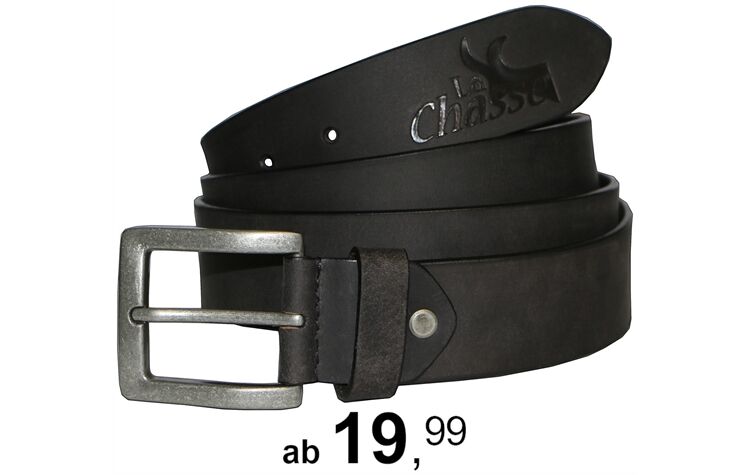 La Chasse® Büffelledergürtel "Bison"