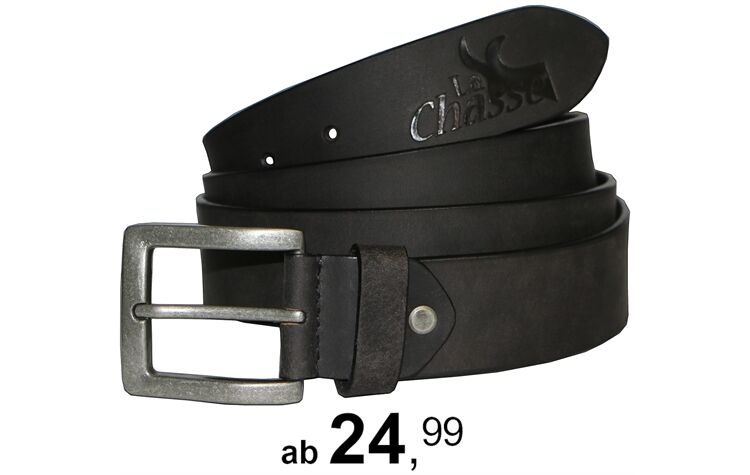 La Chasse® Büffelledergürtel "Bison"