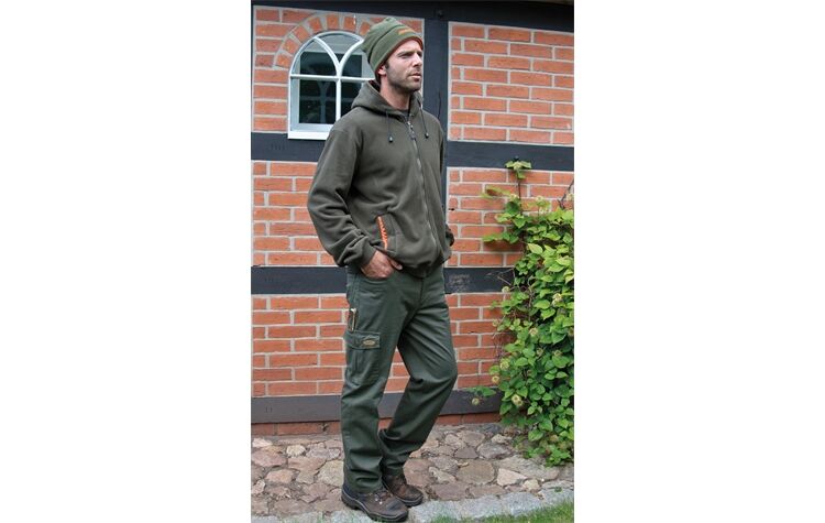 Skogen® Fleece-Wendemütze Jagdmütze oliv/orange Fleecemütze von Oefele Jagd 20046904/336