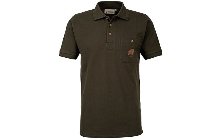 Hubertus® Polo-Shirt mit Motiv