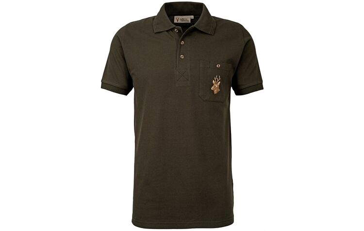 Hubertus® Polo-Shirt mit Motiv