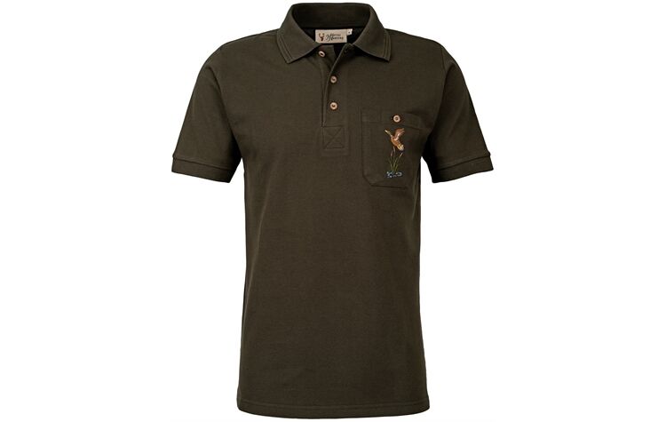 Hubertus® Polo-Shirt mit Motiv