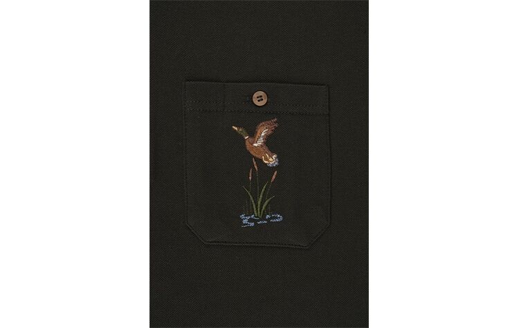 Hubertus® Polo-Shirt mit Motiv