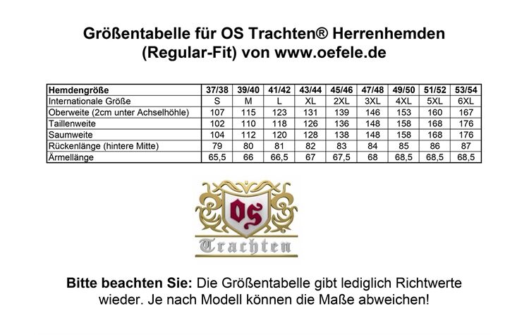 OS Trachten® Trachtenhemd