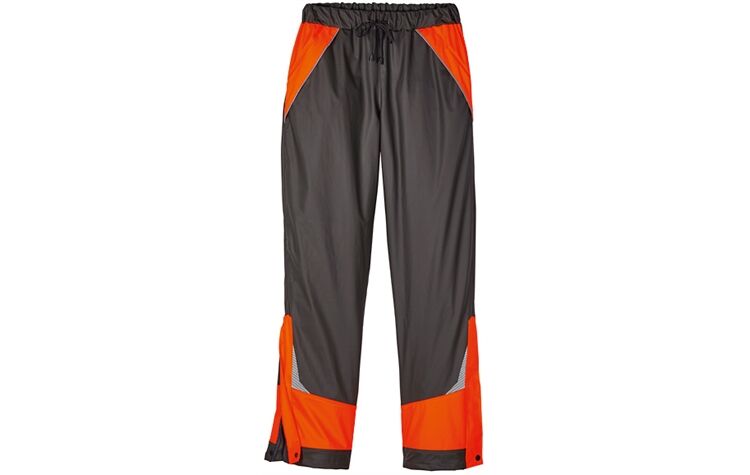 Elutex by Scheibler Signal-Regenhose oliv/orange Regenparka wasserdicht von Oefele Jagd 8128 3.000 mm Wassersäule
