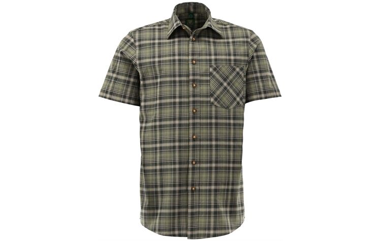 OS Trachten® Karohemd kurzarm