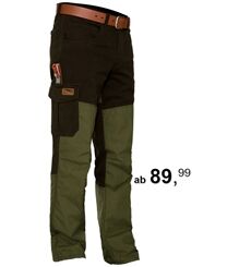 La Chasse® Hundeführer-Durchgehhose "Survival" Jagdhose Herren oliv/grün mit Kevlar-Besatz Jägerjeans