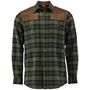 Tom Collins® Flanellhemd mit Schulterbesatz Jagdhemd oliv/grün von Oefele Jagd 410000-4264/56