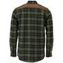 Tom Collins® Flanellhemd mit Schulterbesatz Jagdhemd oliv/grün von Oefele Jagd 410000-4264/56