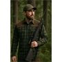 Tom Collins® Flanellhemd mit Schulterbesatz Jagdhemd oliv/grün von Oefele Jagd 410000-4264/56