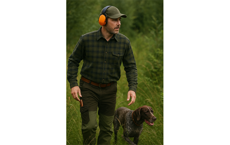 La Chasse® Hundeführer-Durchgehhose "Survival" Jagdhose Herren oliv/grün mit Kevlar-Besatz Jägerjeans