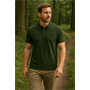 OS Trachten® Polo-Shirt mit Wildschwein-Motiv Jagdshirt kurzarm von Oefele 428009-2711/56