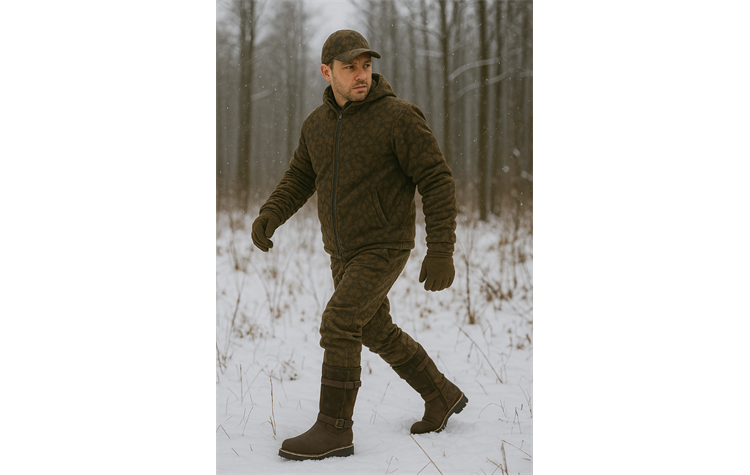 Demar Pelzgefütterter Jagd-Winterstiefel Jagdstiefel Ansitzstiefel Herren Tirol Deluxe 6468 Pelzstiefel hoch wasserdicht Jägerstiefel Ansitzstiefel Tirol Deluxe 6468