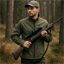 Elutex Jäger-Softshelljacke "Outback" 8168 Jagdjacke oliv/grün Herren Funktionsjacke