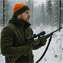 Elutex Wendemütze Jagdmütze für Drückjagd Treibjagd Signalmütze orange Wendemütze wendbar