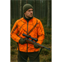 Elutex by Scheibler Wende-Fleecejacke Jagdjacke Winterjacke orange oliv Oefele 8190
