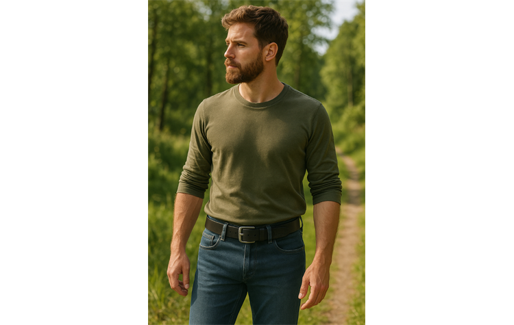 La Chasse® Büffelledergürtel "Bison"