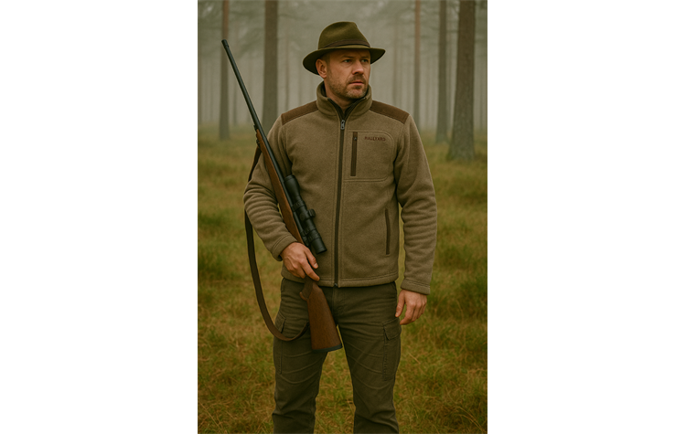 Hallyard Fleecejacke "Nevada" Jagdjacke Herren oliv/grün Jägerjacke wasserdicht mit Membrane Outdoorjacke Norville