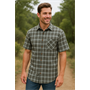OS Trachten® Karohemd kurzarm
