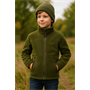 Percussion Kinder-Fleecejacke "Cor" Jagdjacke Kinder Children Kinderjagdjacke oliv grün Fleecejacke 2932