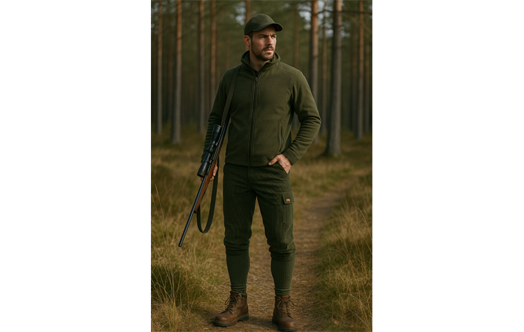 La Chasse Cord-Kniebundhose Knickerbocker Cordhose Jagdhose Herren oliv grün 10251807/315