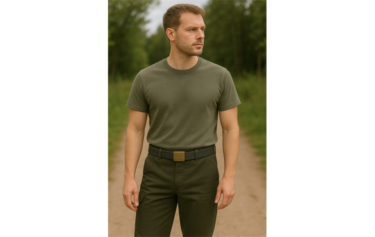 La Chasse® Original Bundeswehr-Koppel Gürtel oliv grün Koppelgürtel