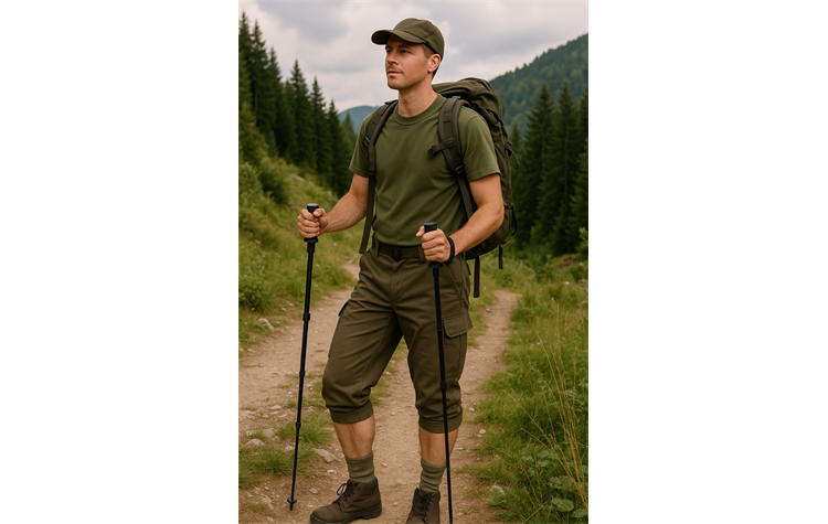 Leo Köhler Original Bundeswehr-Kniebundhose steingrau-oliv 101