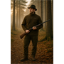 Hubertus Fleecejacke Jagd Jagdjacke Herren oliv/grün 10824644/315 warm & geräuschlos
