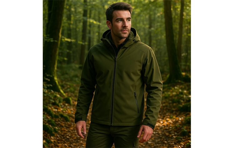 Hubertus Softshelljacke Jagdjacke Sommer Outdoorjacke Herren oliv grün 10676726/316