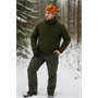 Leo Köhler Original Thermo-Bundeswehrhose Jagdhose Herren steingrau-oliv Thermohose gefüttert Winterhose