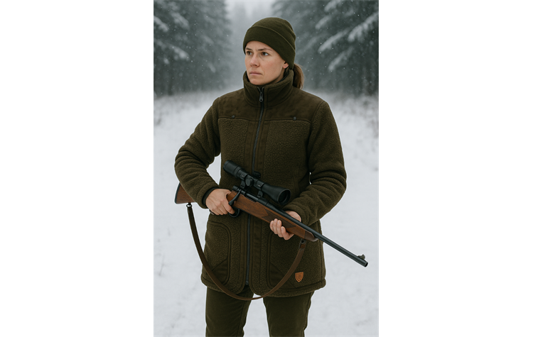 Hubertus Skandinavische Damen-Faserpelzjacke Miporex für Jägerinnen Jagdjacke für Damen 10478400/315 