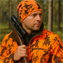 Skogen Hubertus Wende-Signalmütze Jagdmütze Drückjagd Treibjagd signalorange Wendemütze 20043914/162