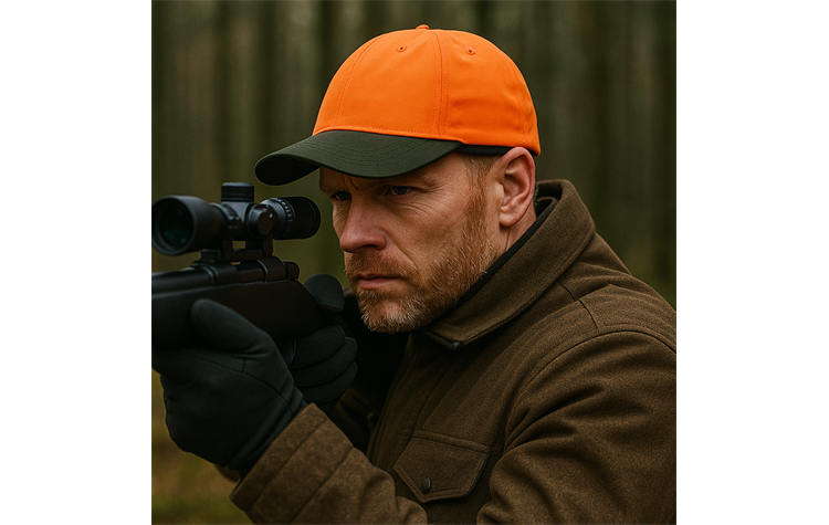 Skogen® Wendekappe oliv oder signalorange Jagdkappe Sicherheitscap 20022613/315