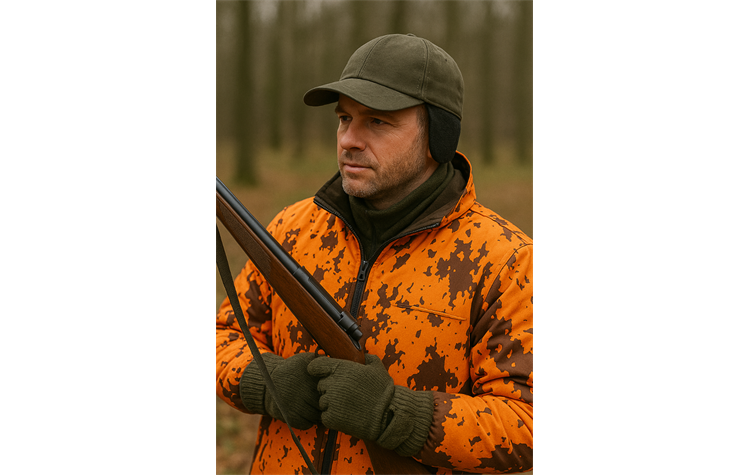 Skogen® Wendecap oliv oder signalorange Jagdmütze für Treibjagd & Drückjagd 20025813/380 Signalkappe Signalcape