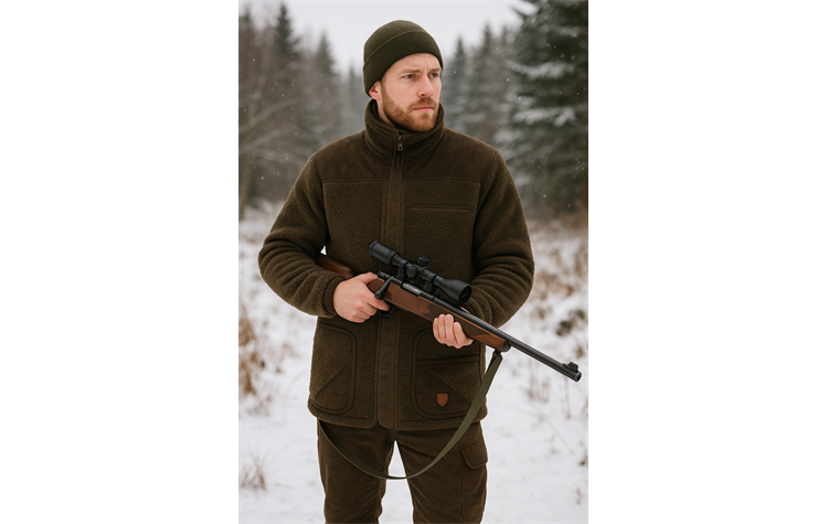 Hubertus Skandinavische Faserpelzjacke Jagdjacke Herren wasserdicht Ansitzjacke Thermojacke Winterjacke 10176097/315