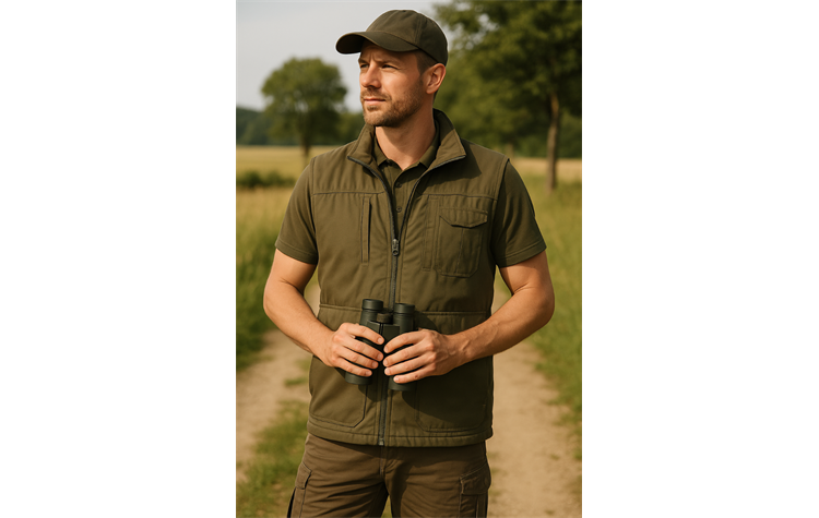 Hubertus® leichte Funktionsweste "Venlo" Jagdweste 10776650/316 wasserabweisend