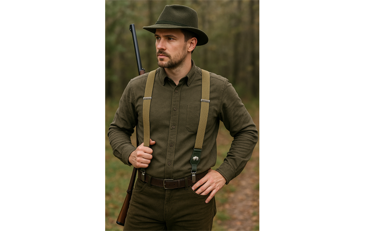 La Chasse® Hosenträger "Sau" Jagdhosenträger oliv 87642000