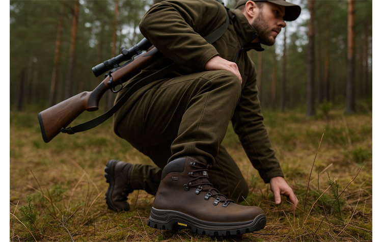Grisport® Trekkingstiefel "Meran" Jagdstiefel Herren wasserdicht mit Sympatex Membrane 10353D4Y Jagdschuhe Wanderschuhe braun